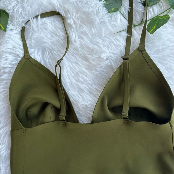 Free people olive green sports bra size small - Picture 2 of 3